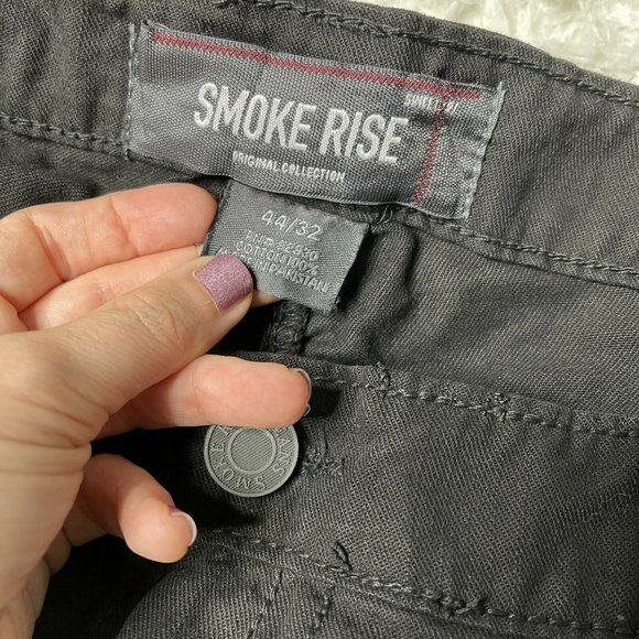 smoke rise 44 X 32 new black mens moto zipper deni - Picture 5 of 7